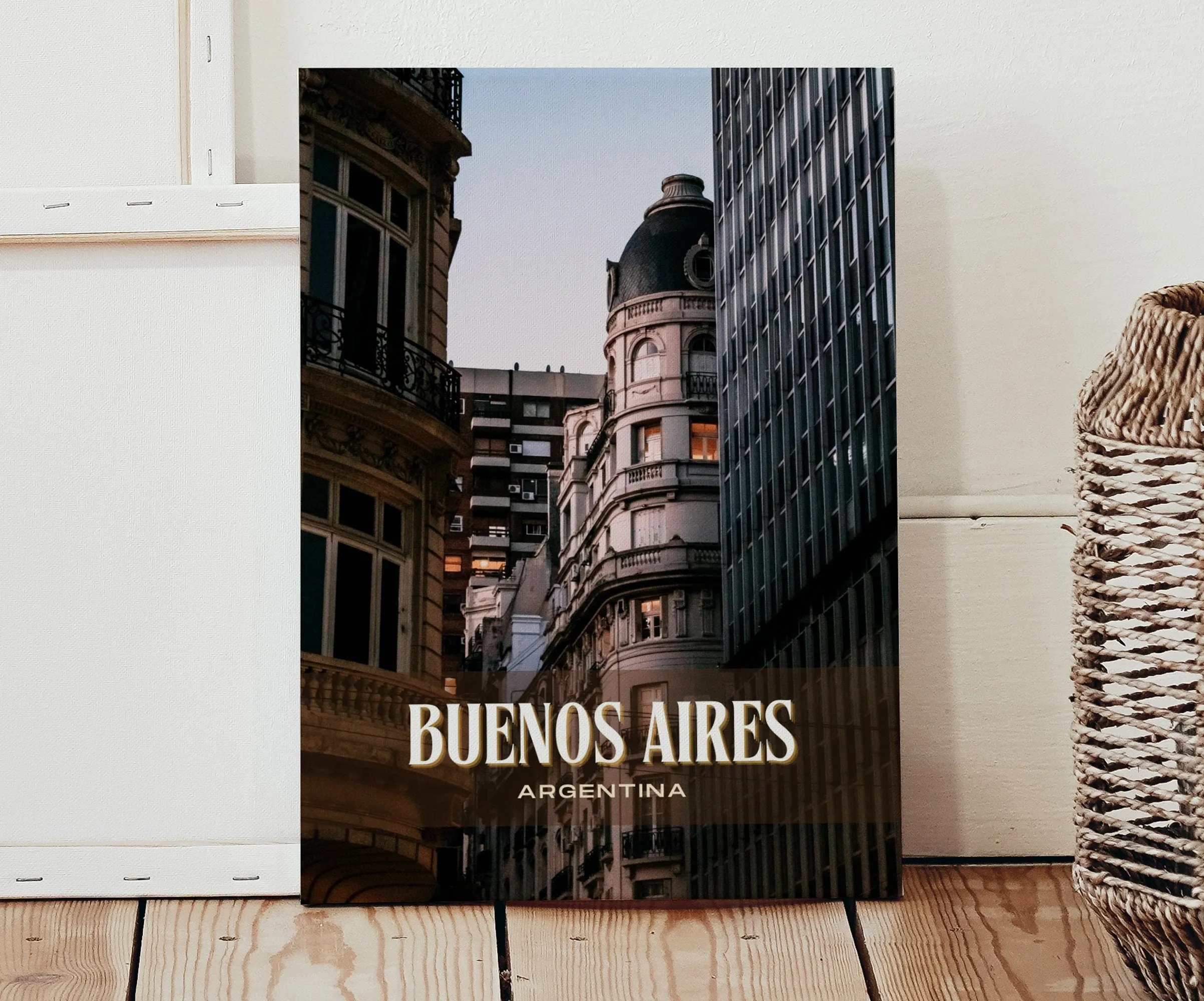 Buenos Aires Retro Wall Art, Argentina