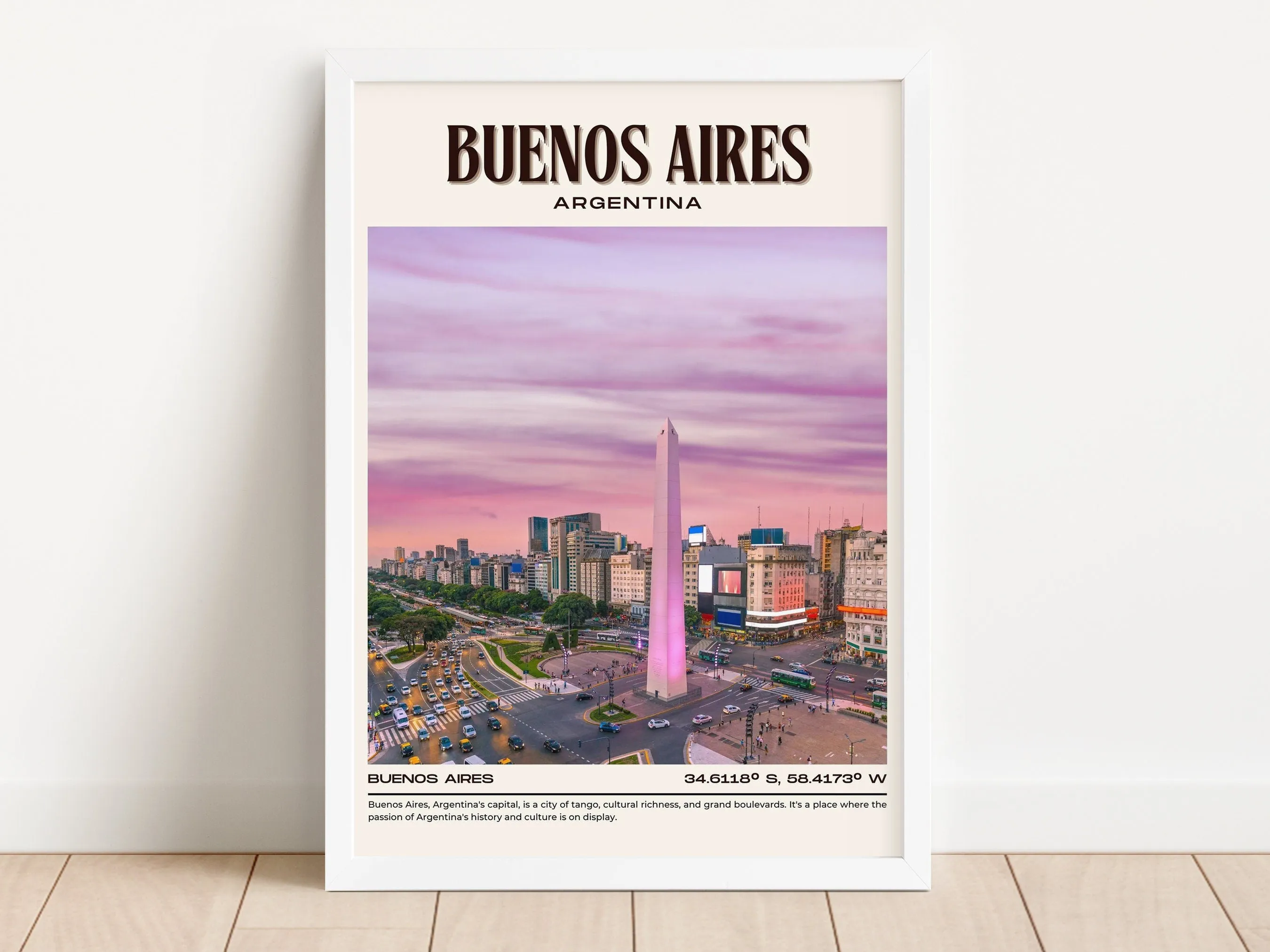 Buenos Aires Vintage Wall Art, Argentina