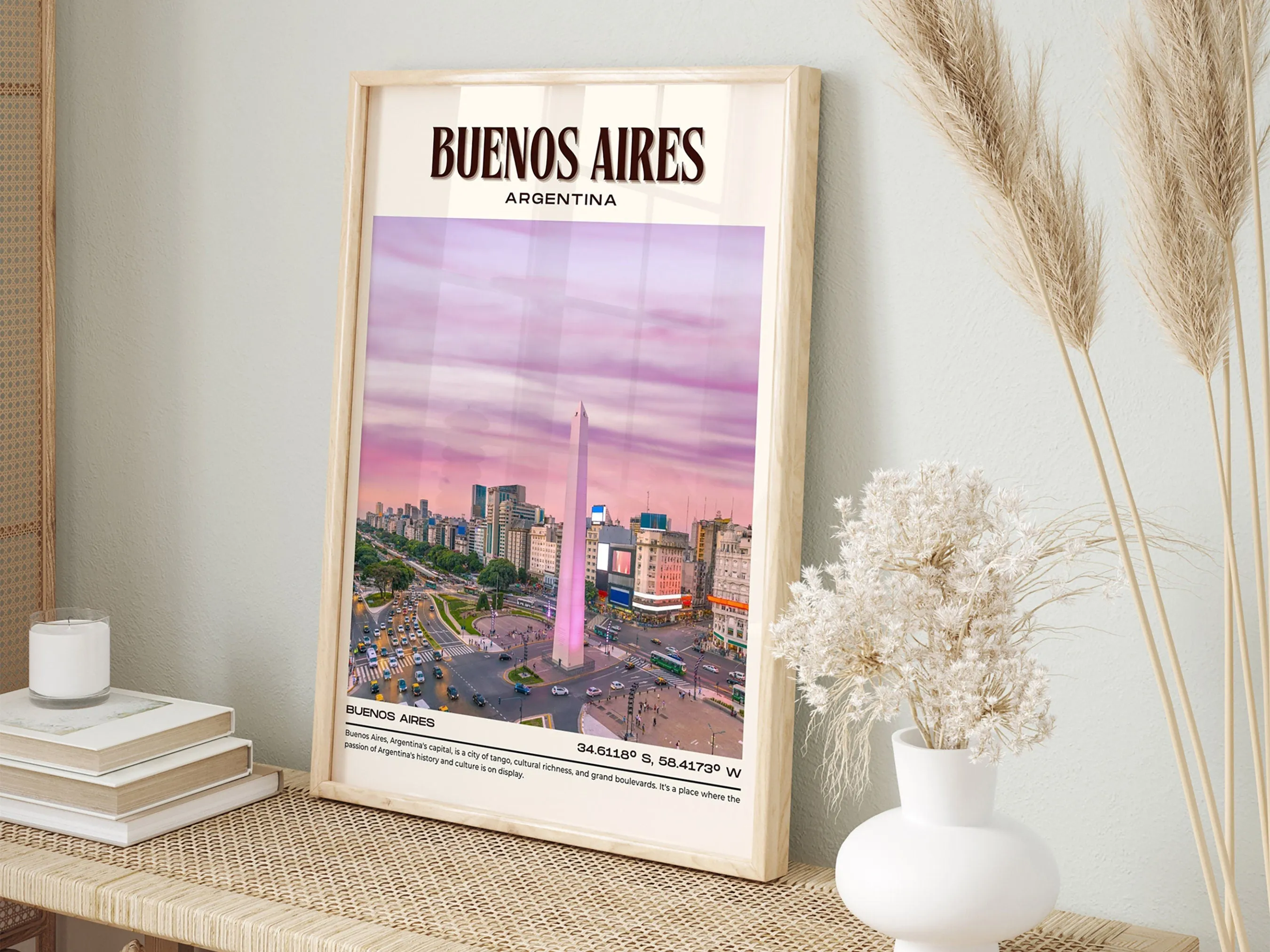 Buenos Aires Vintage Wall Art, Argentina