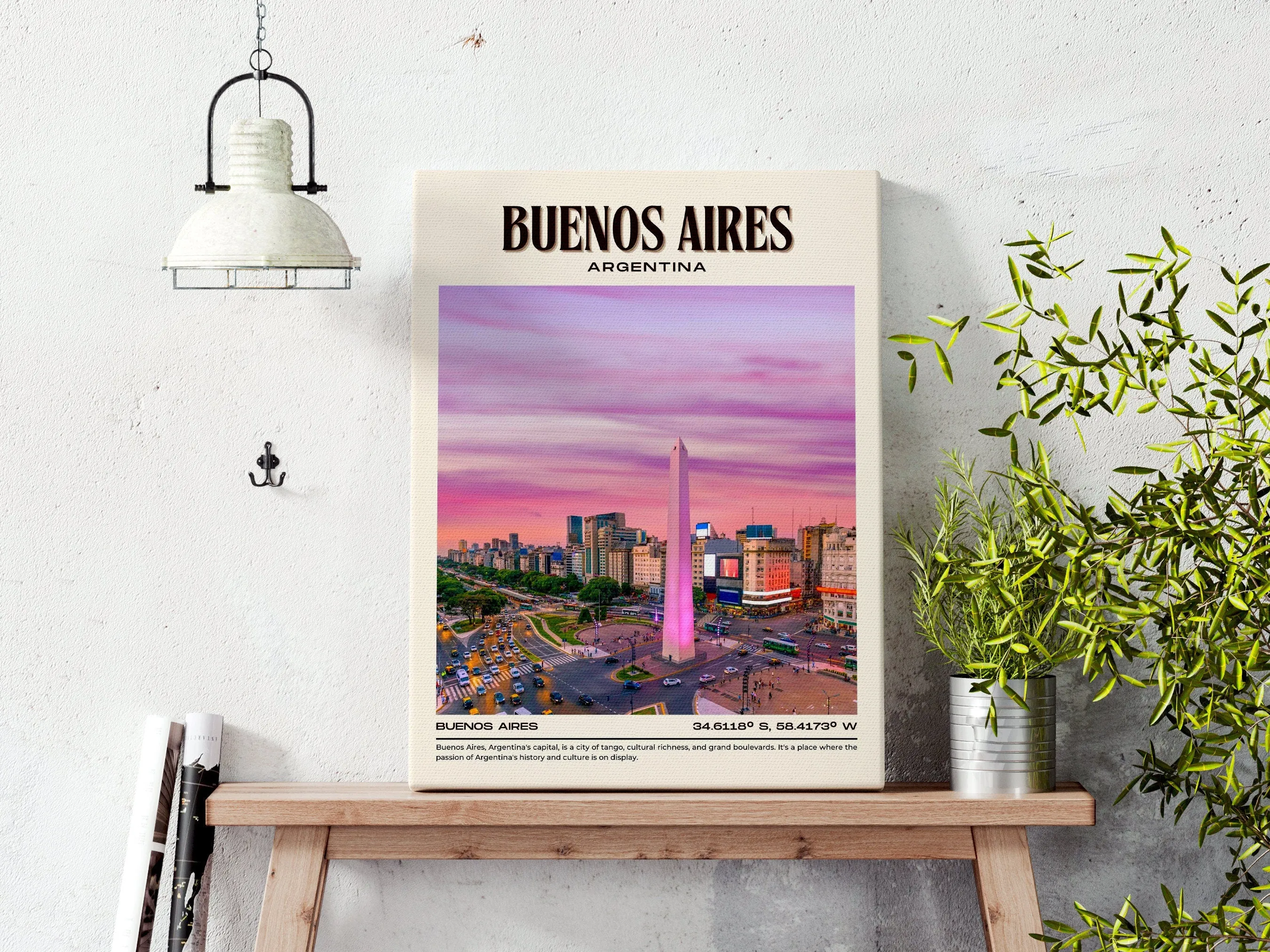 Buenos Aires Vintage Wall Art, Argentina