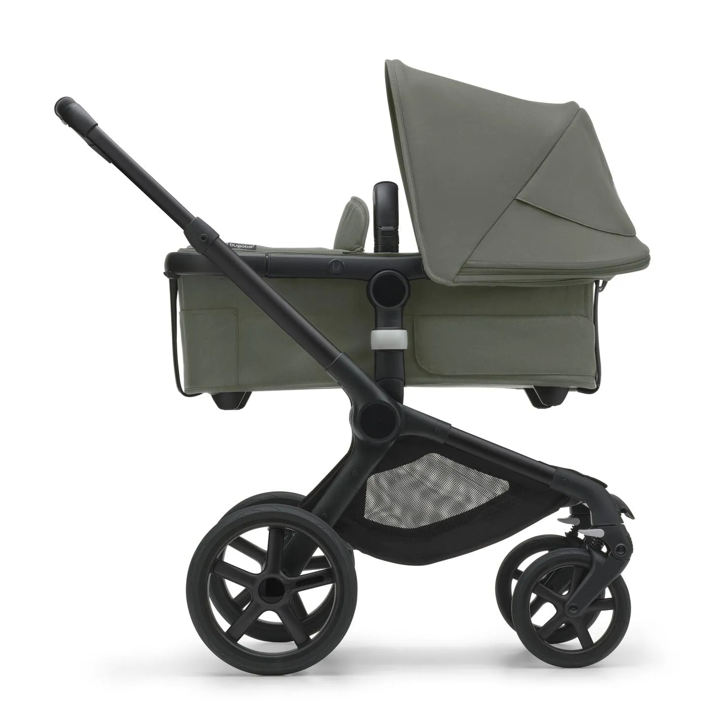 Bugaboo Fox 5, Cloud T and Base Travel System - Black/Forest Green