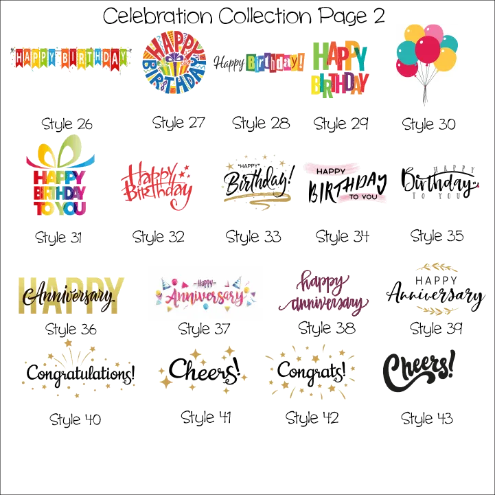 Build Your Own Celebration Collection