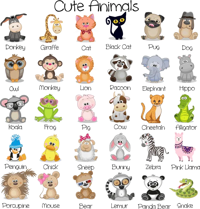 Build Your Own Cute Animal Collection