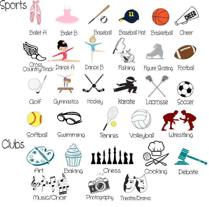 Build Your Own Sports and Clubs Collection