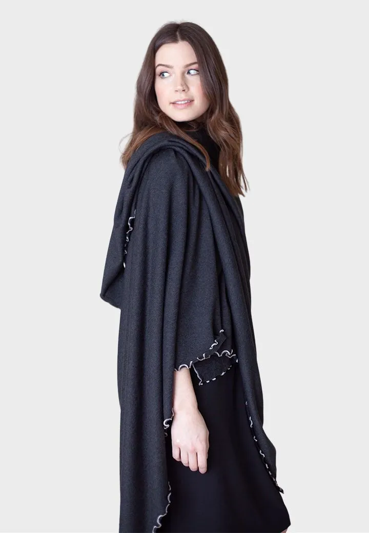 Buki Travel Wrap - Charcoal Grey