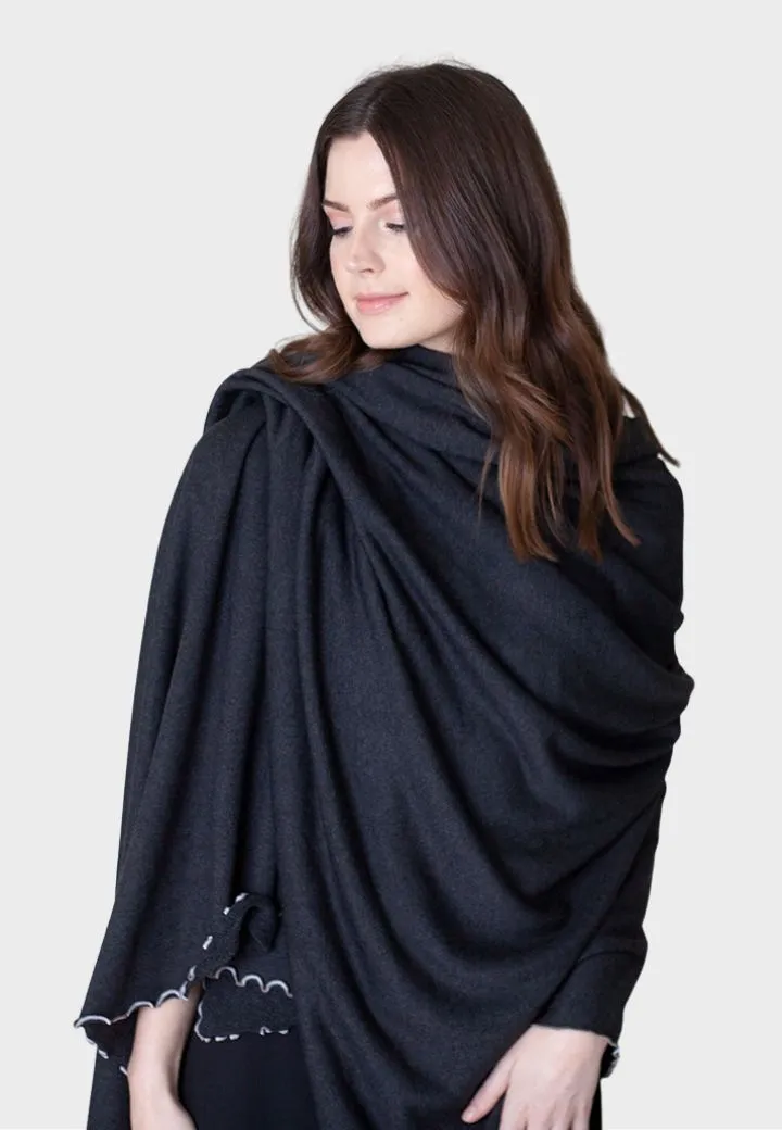 Buki Travel Wrap - Charcoal Grey