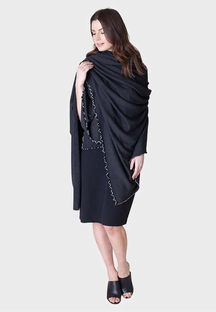 Buki Travel Wrap - Charcoal Grey