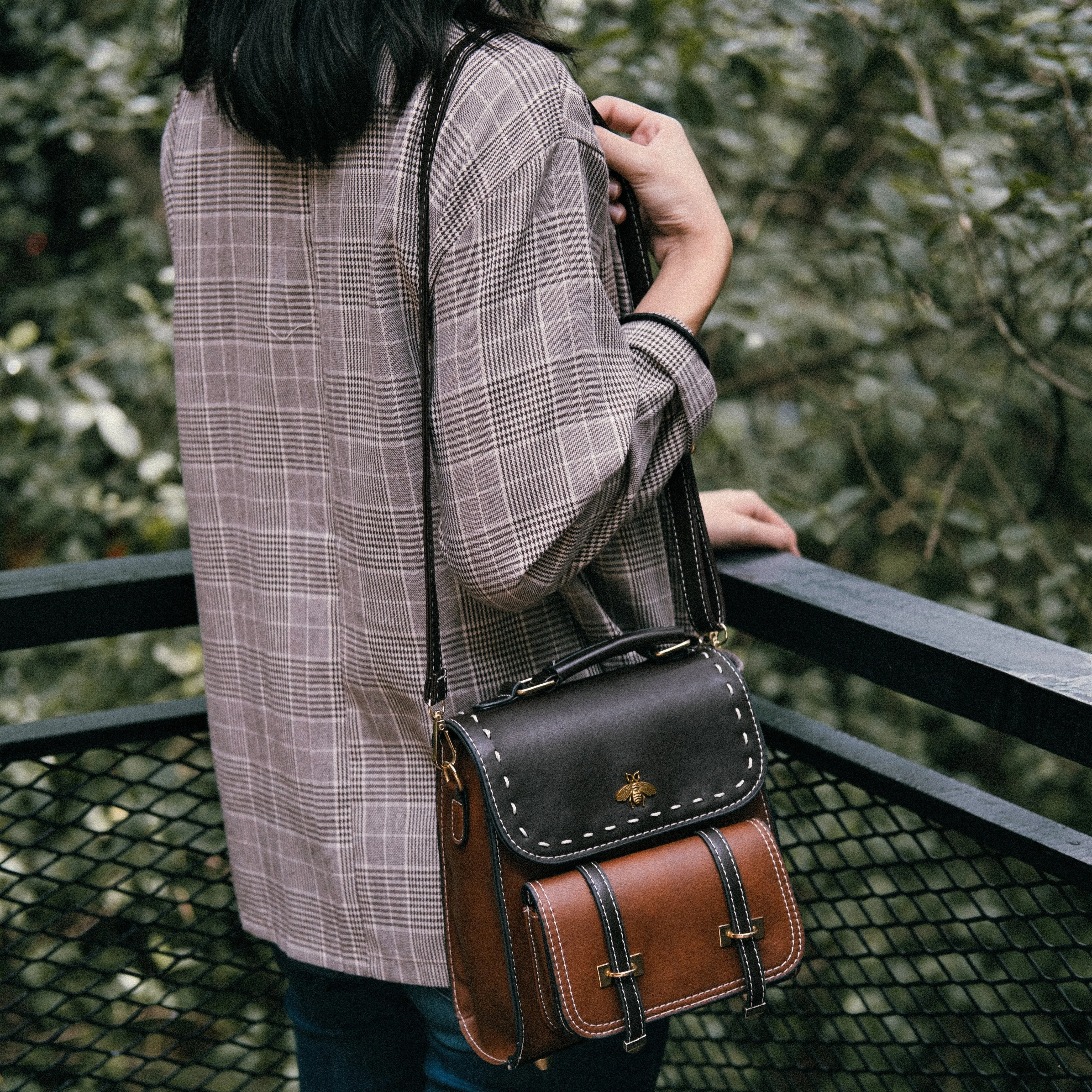 Bumblebee Leather Backpack