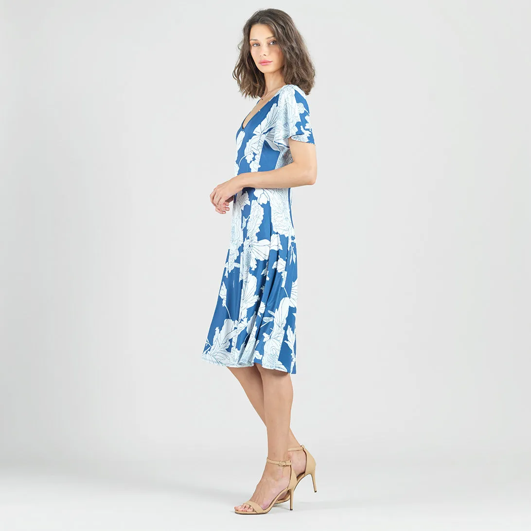 Butter Knit - Flutter Sleeve A-Line Midi Dress - Mum Sketch