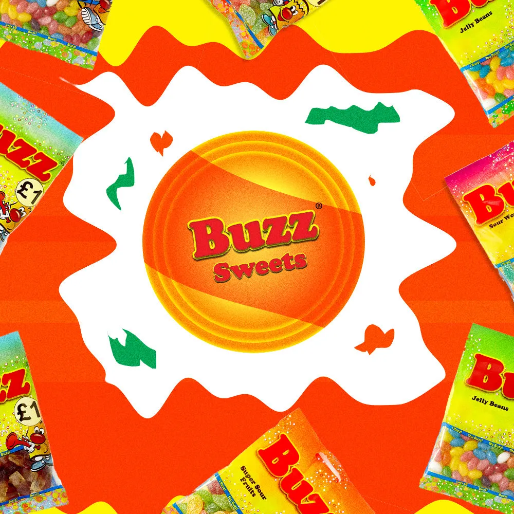 Buzz Sweets Strawberry & Cream | Bulk Bags