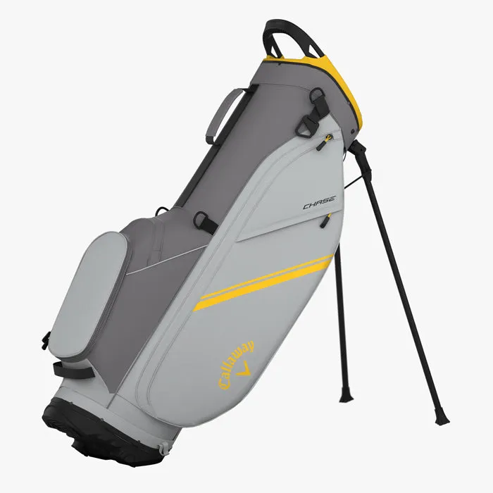 Callaway Chase Stand Bag - Charcoal/Silver/Goldenrod