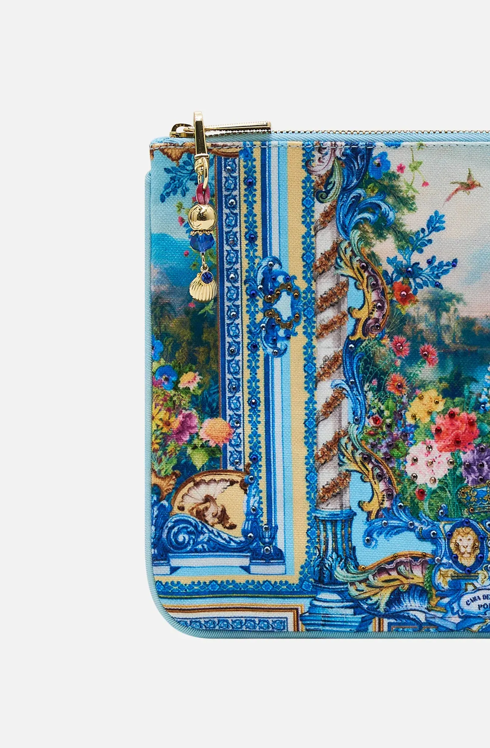 CAMILLA Small Canvas Clutch - Wall To Wall Wonders