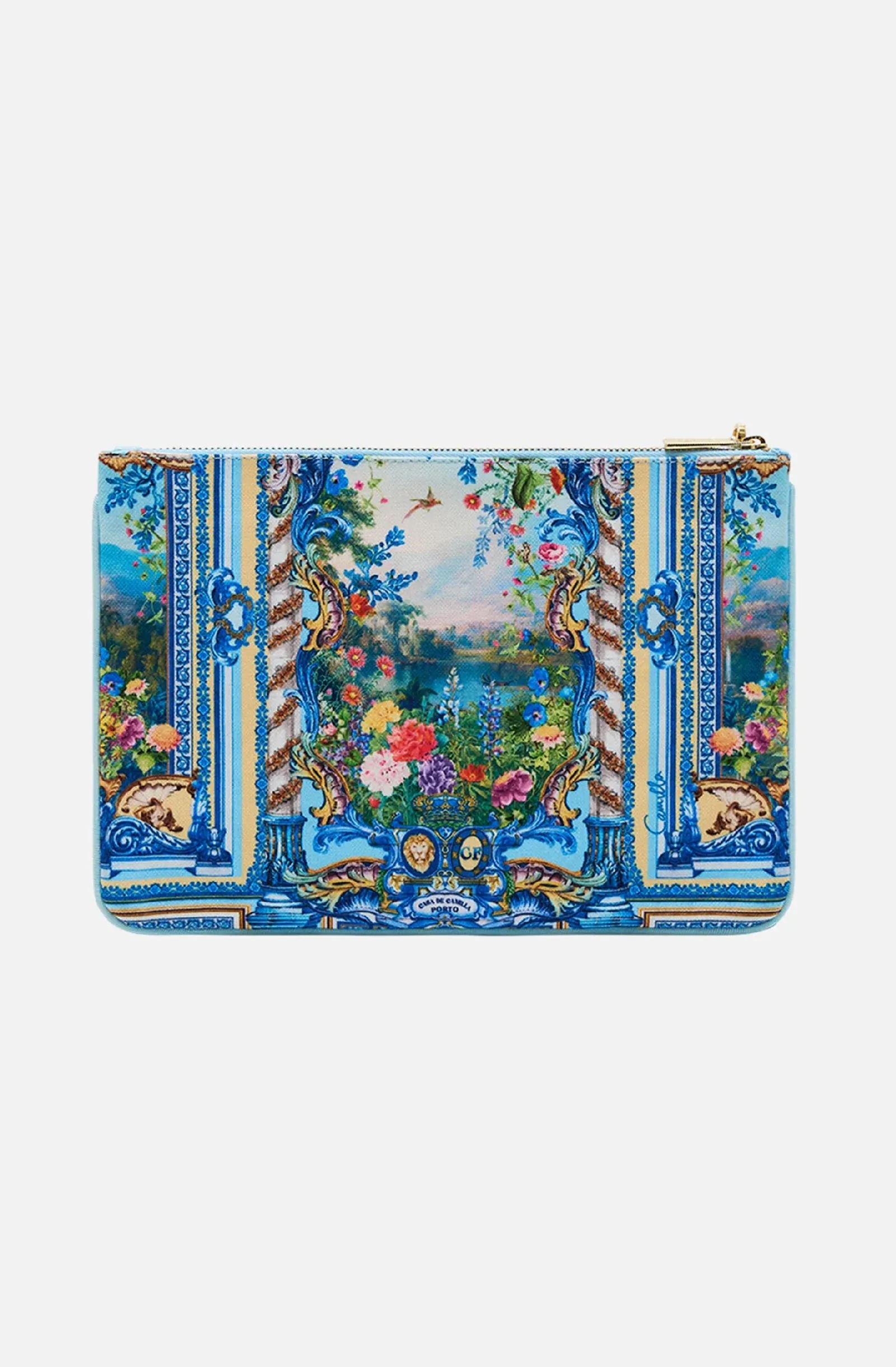CAMILLA Small Canvas Clutch - Wall To Wall Wonders
