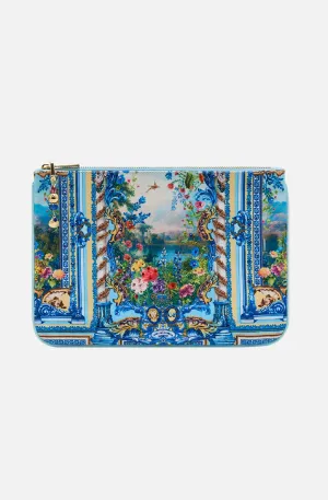 CAMILLA Small Canvas Clutch - Wall To Wall Wonders