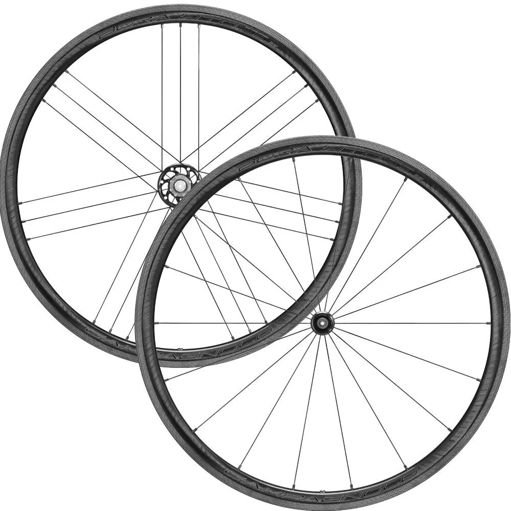 Campagnolo Bora WTO 33 Rim Brake Wheelset - Dark Label - Quick Release