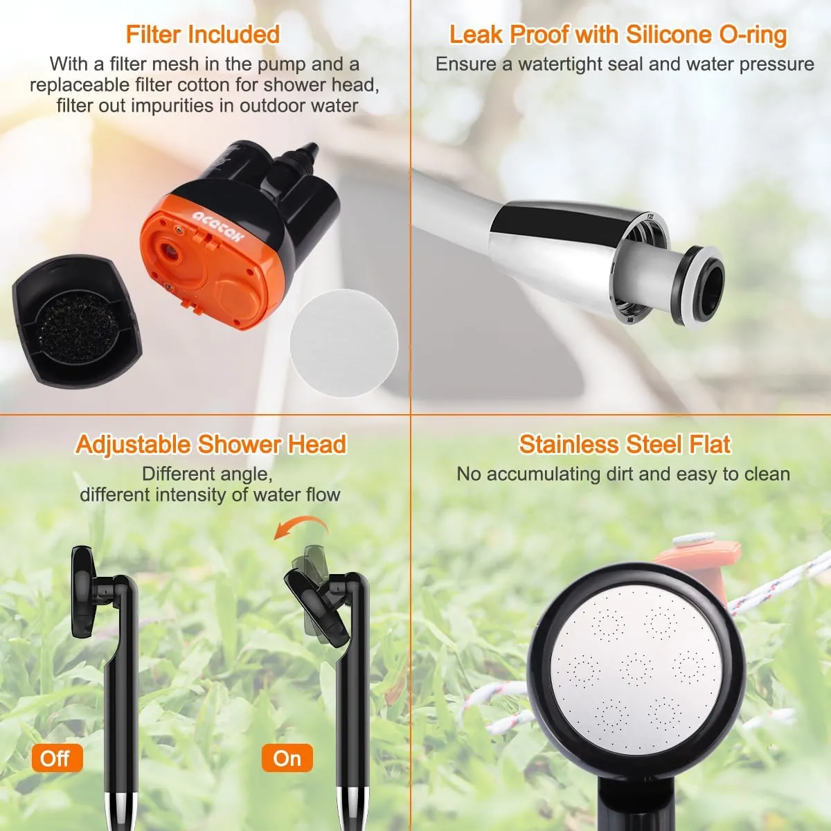 CampStream™ - Portable Shower