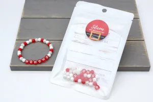 Candy Cane Personalized Bracelet Kit