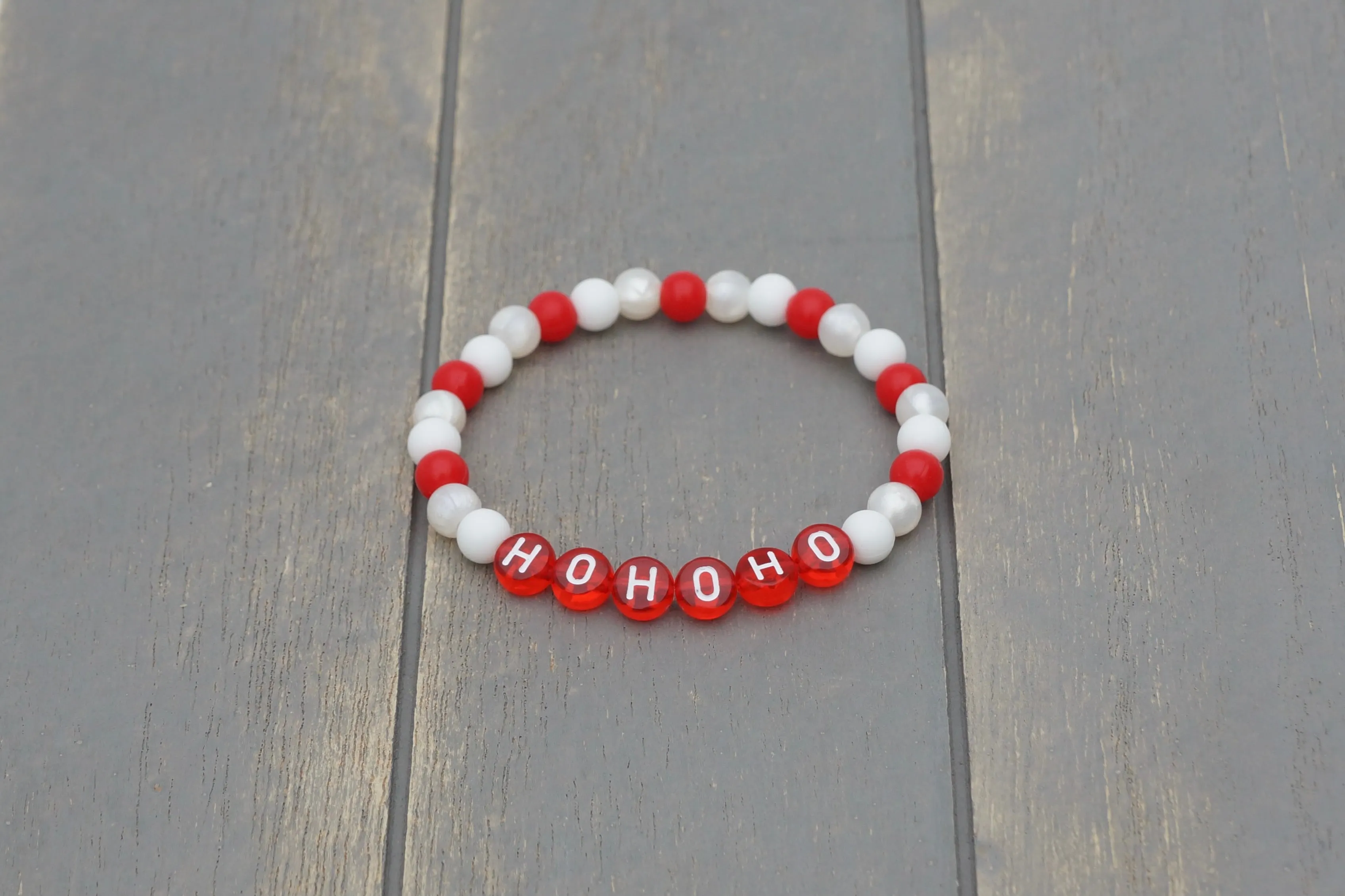 Candy Cane Personalized Bracelet Kit