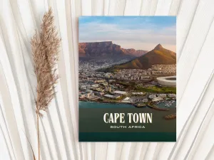 Cape Town Retro Wall Art, South Africa
