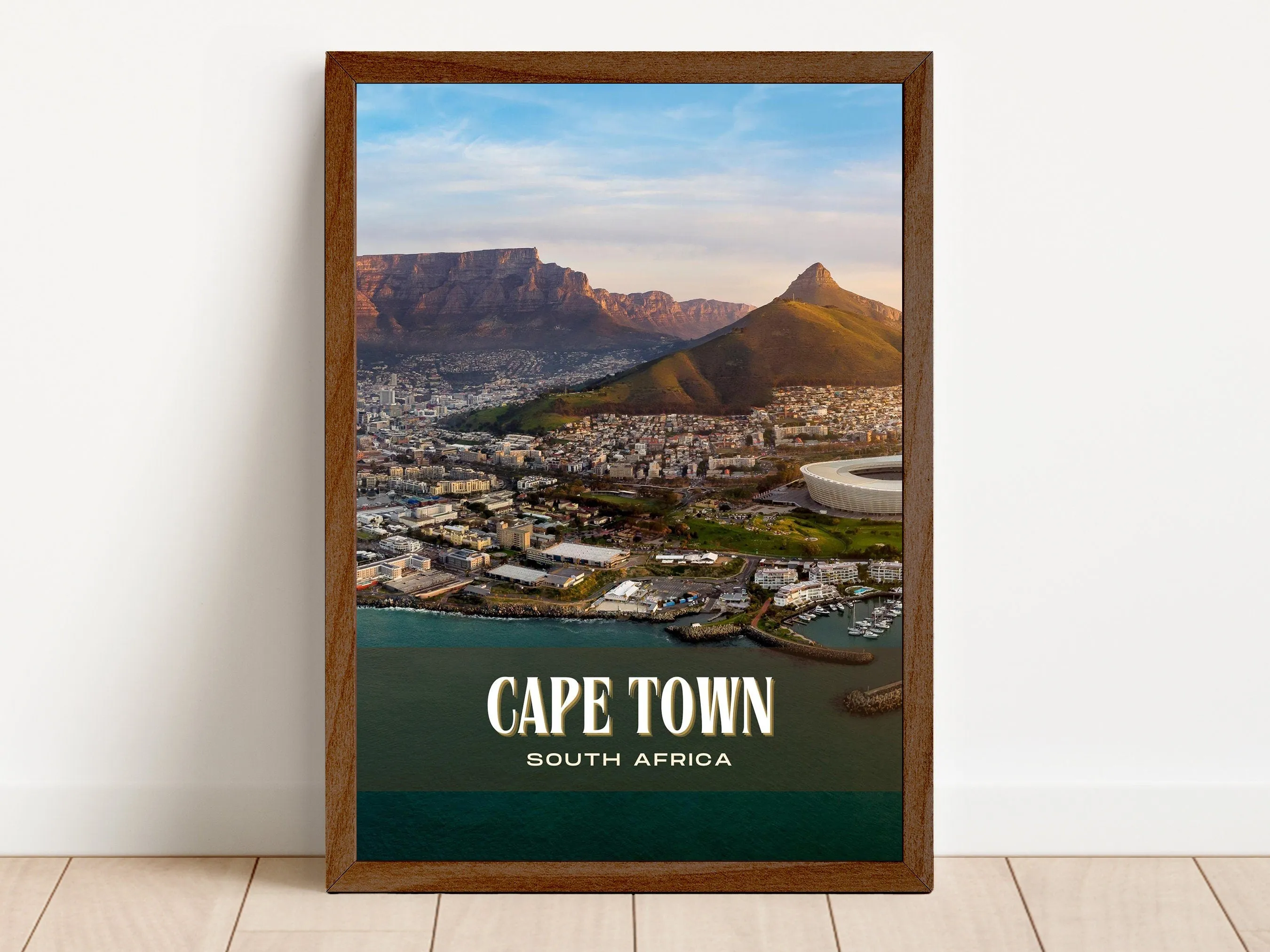 Cape Town Retro Wall Art, South Africa