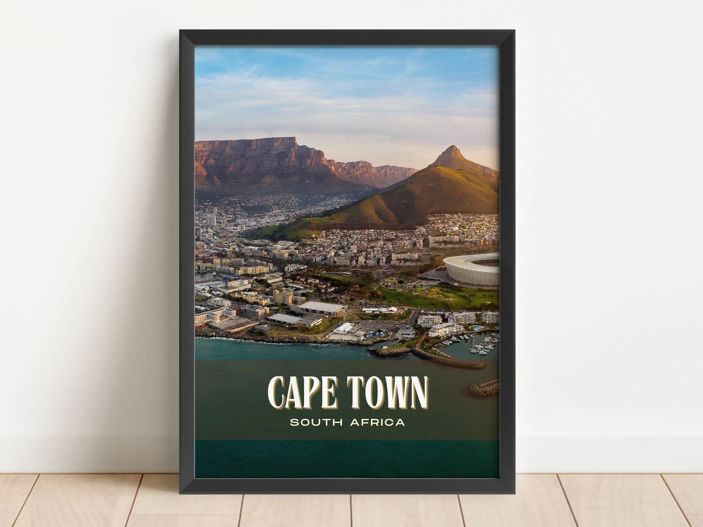 Cape Town Retro Wall Art, South Africa