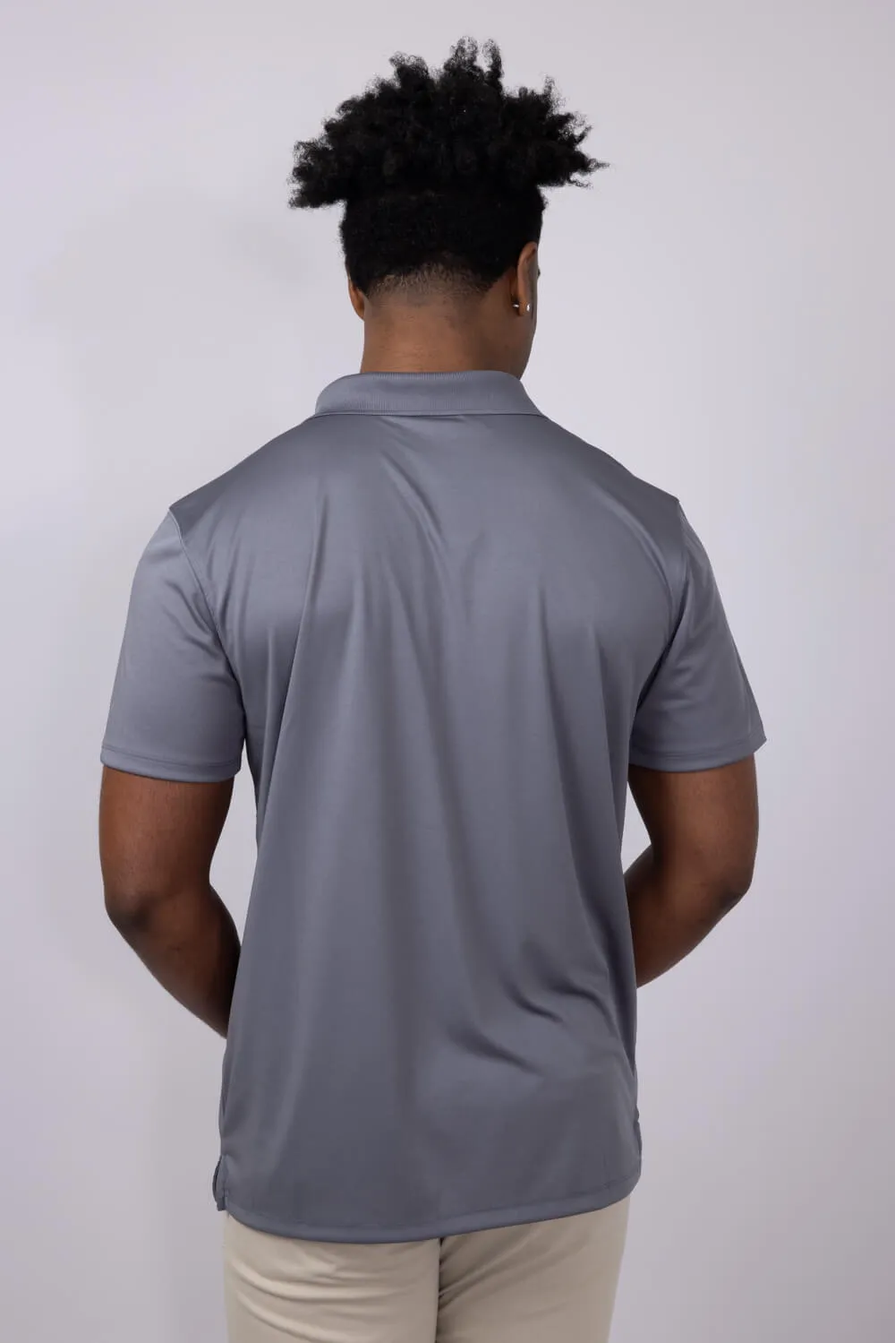 Carhartt Force Pocket Polo for Men in Steel | 106901-STL-STEEL