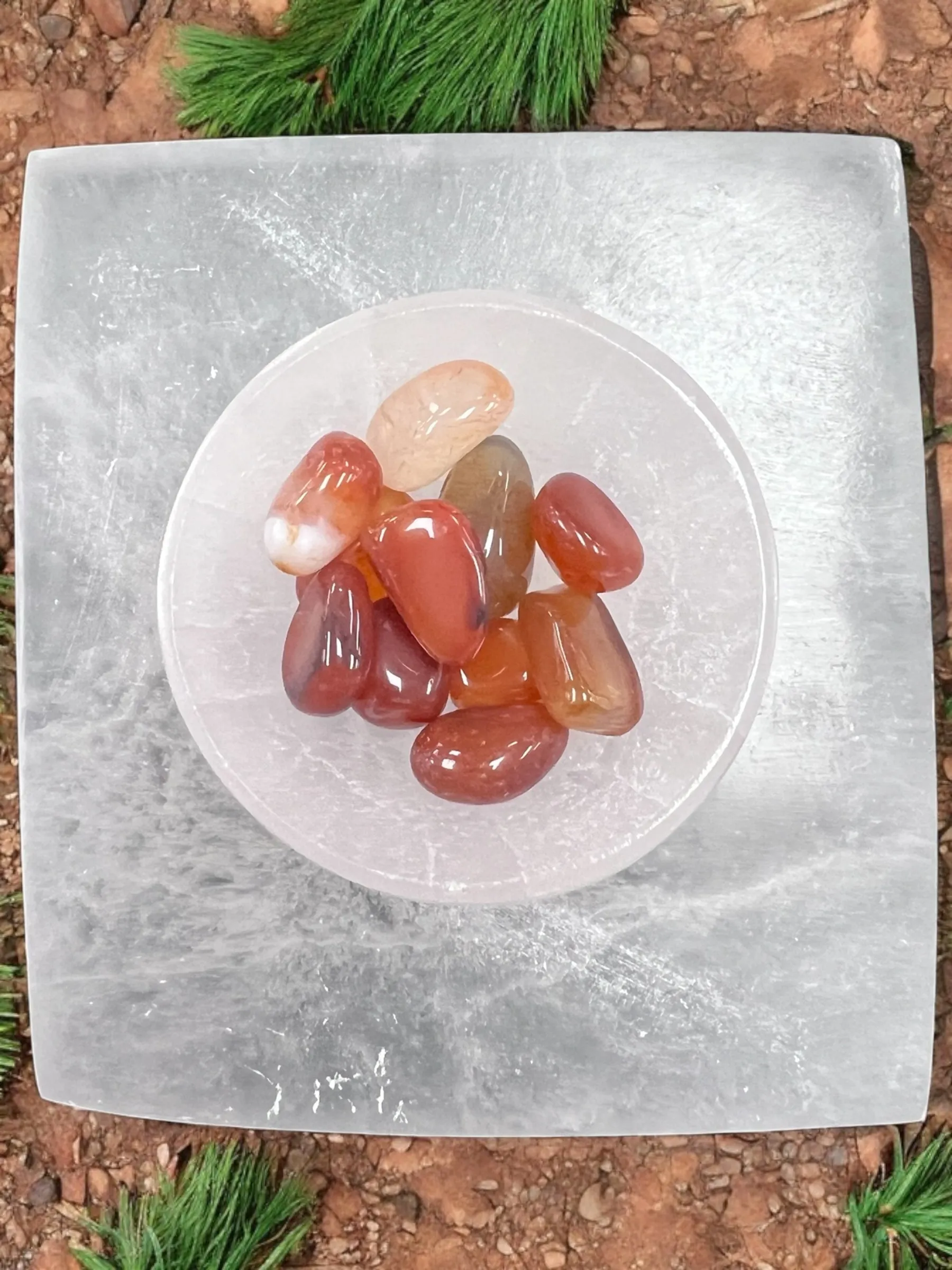 Carnelian Gemstone Chips