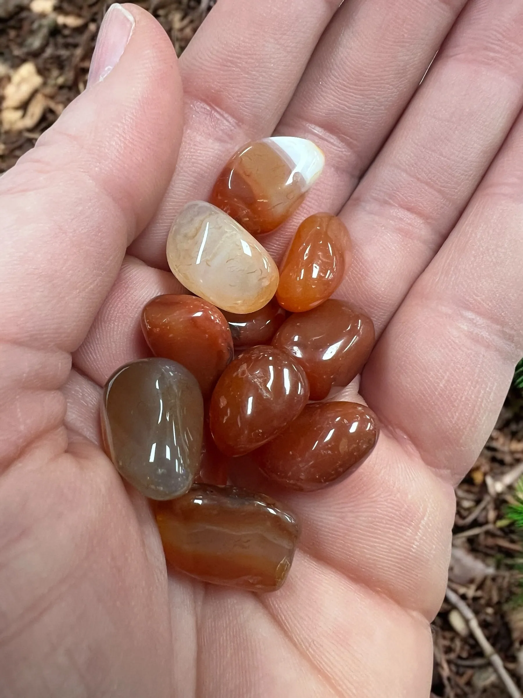 Carnelian Gemstone Chips
