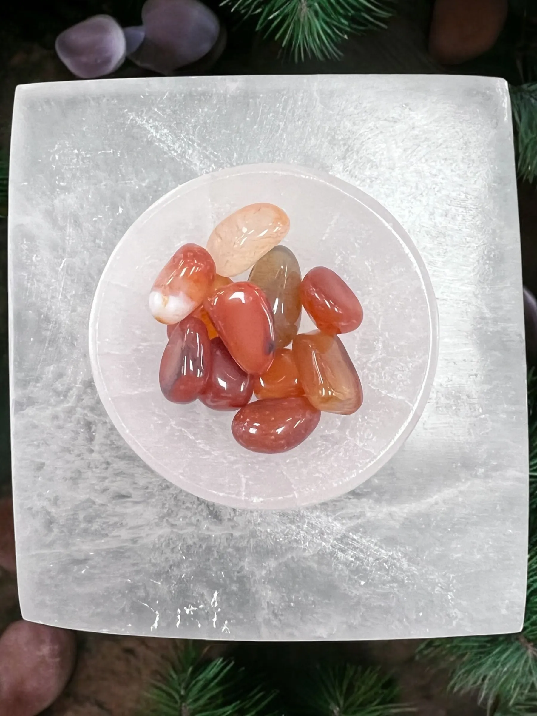 Carnelian Gemstone Chips