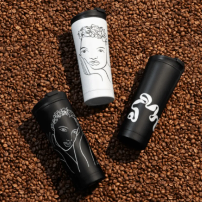Carrol Boyes Travel Mug Full Of Grace 400ml 18TMG-FOG-BL-W