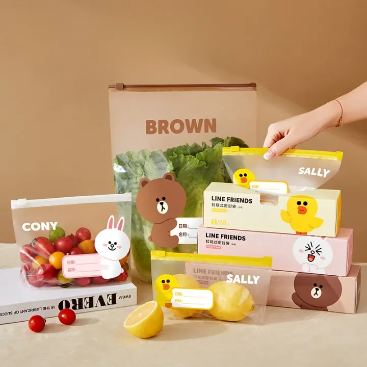 Cartoon Food Storage Bags