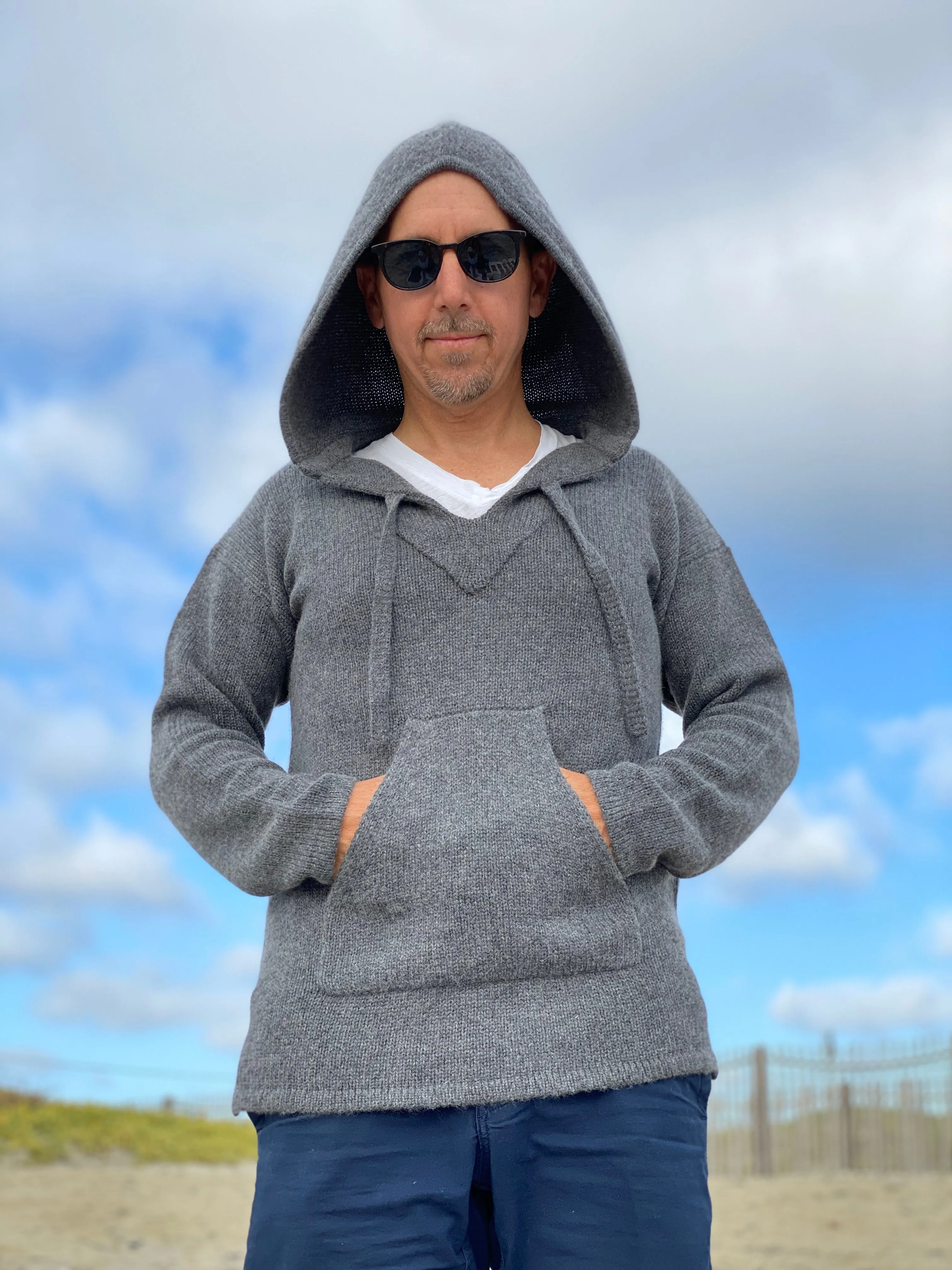 Cashmere Sweater Baja Hoodie