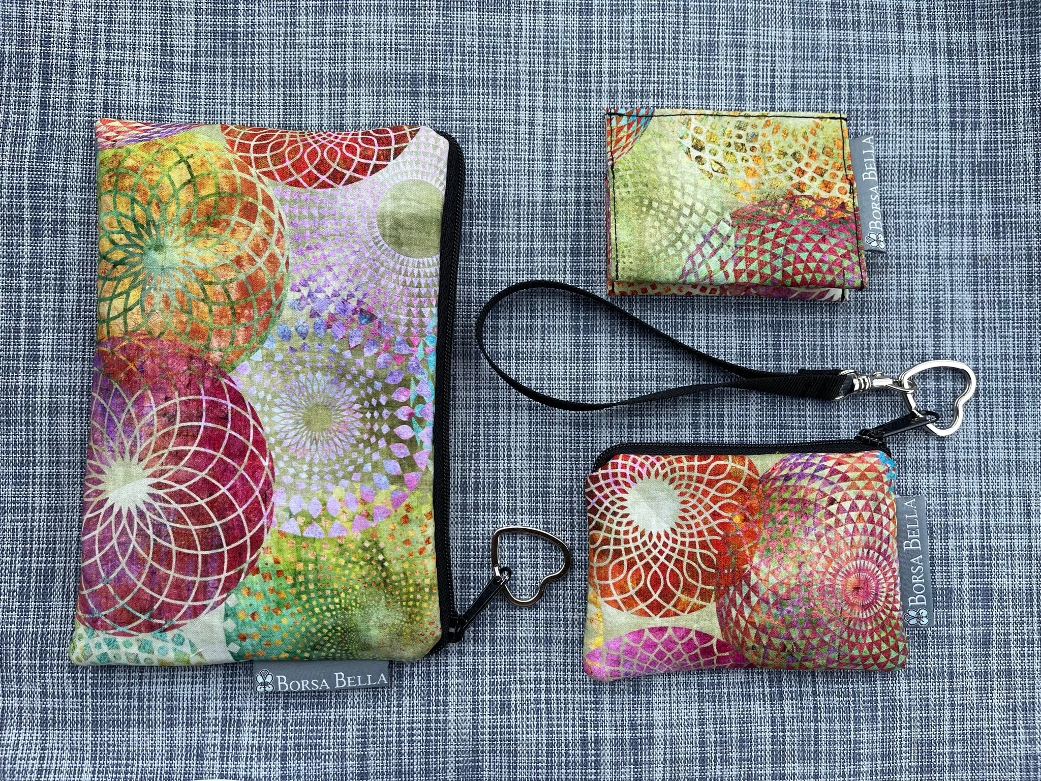 Catch All Zippered Pouch - Halcyon Fabric