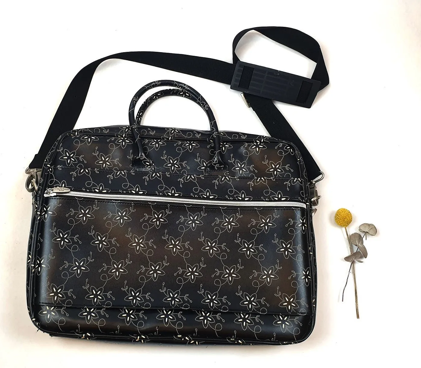 Catherine Manuell black laptop bag
