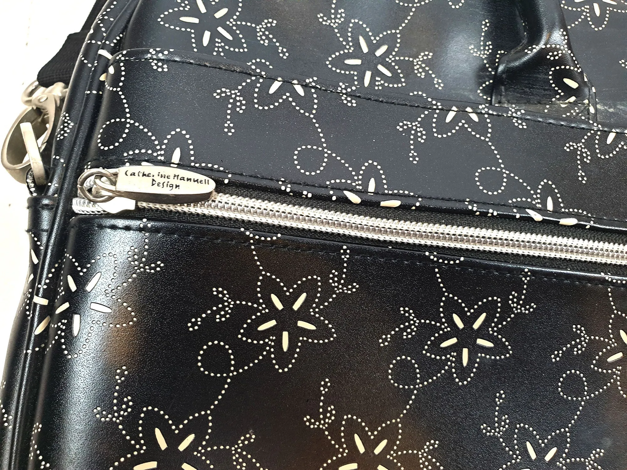 Catherine Manuell black laptop bag