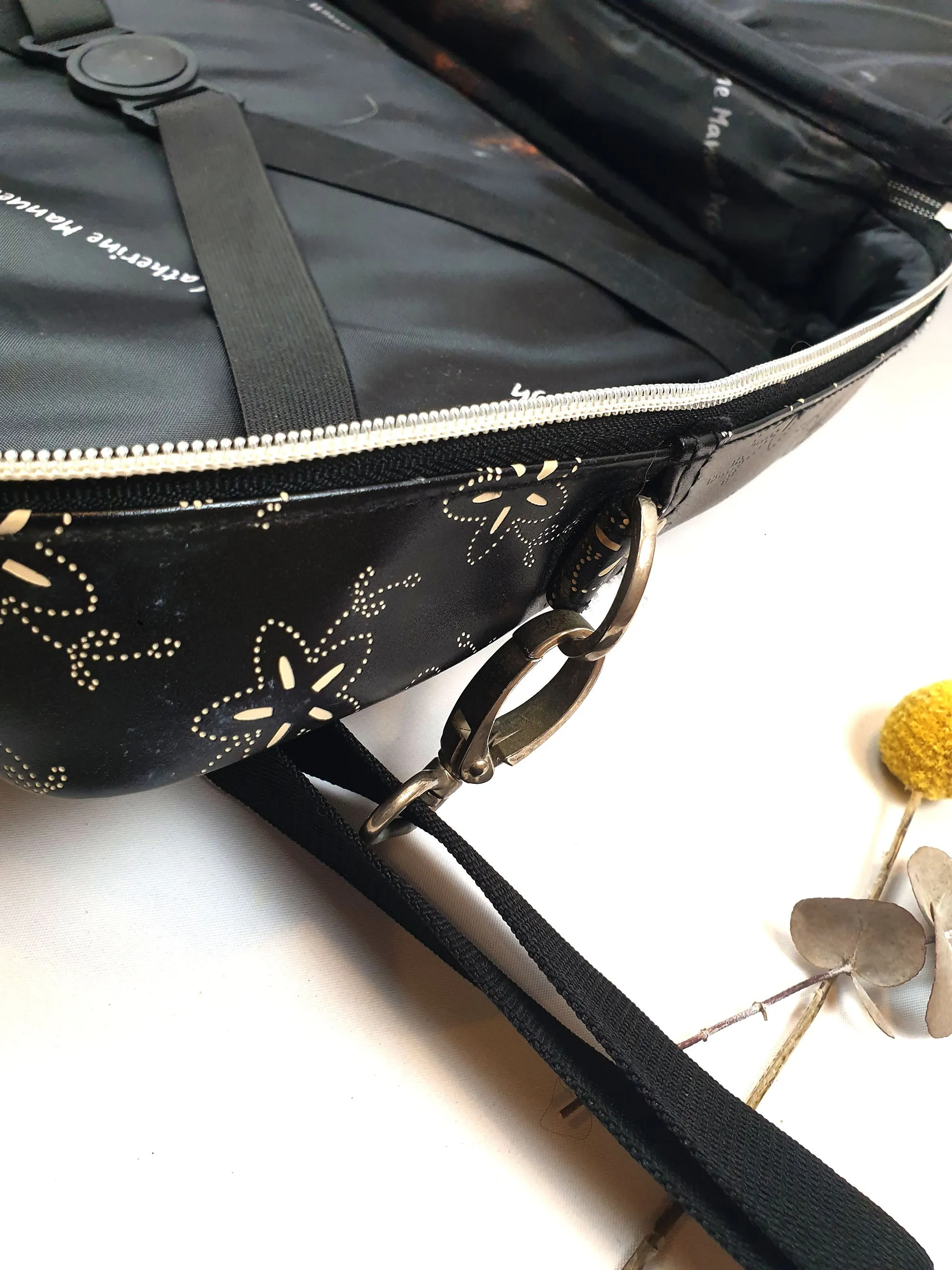 Catherine Manuell black laptop bag