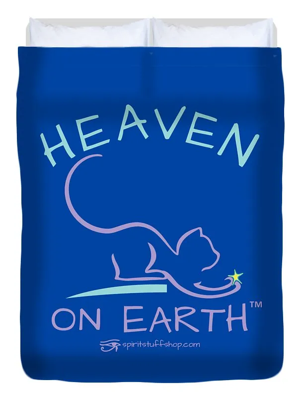 Cat/kitty Heaven On Earth - Duvet Cover
