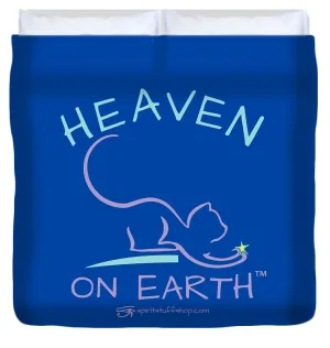 Cat/kitty Heaven On Earth - Duvet Cover
