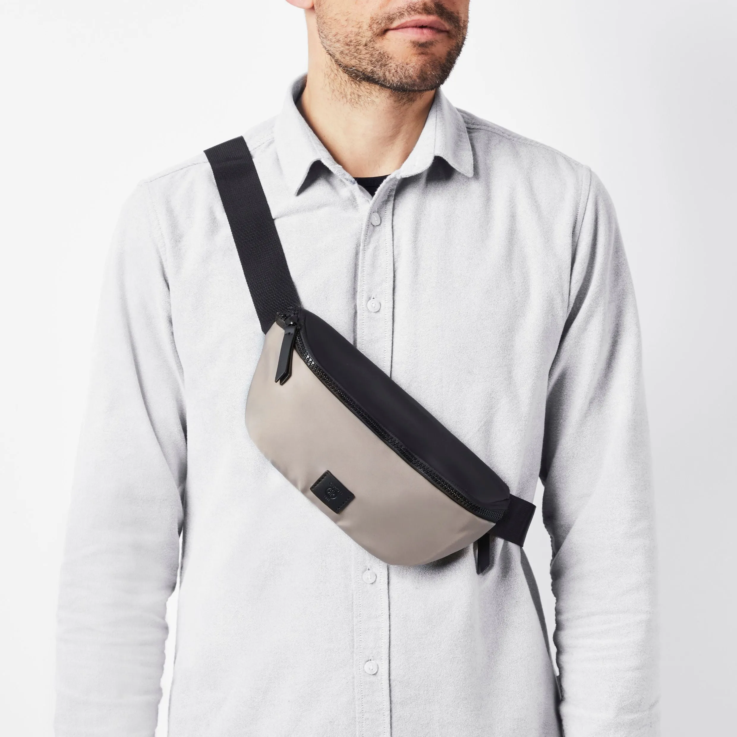 Cerruti 1881 NTJ328X-Waistpack Block Beige