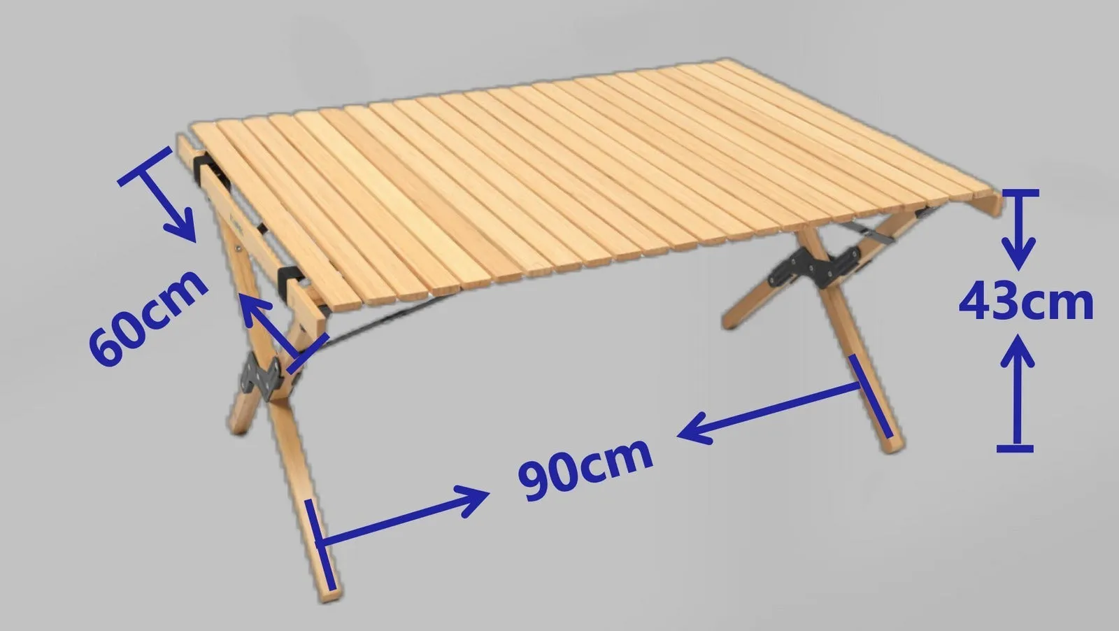 Chair & Table Set Bamboo Camping Folding Portable Outdoor Picnic Travel BBQ