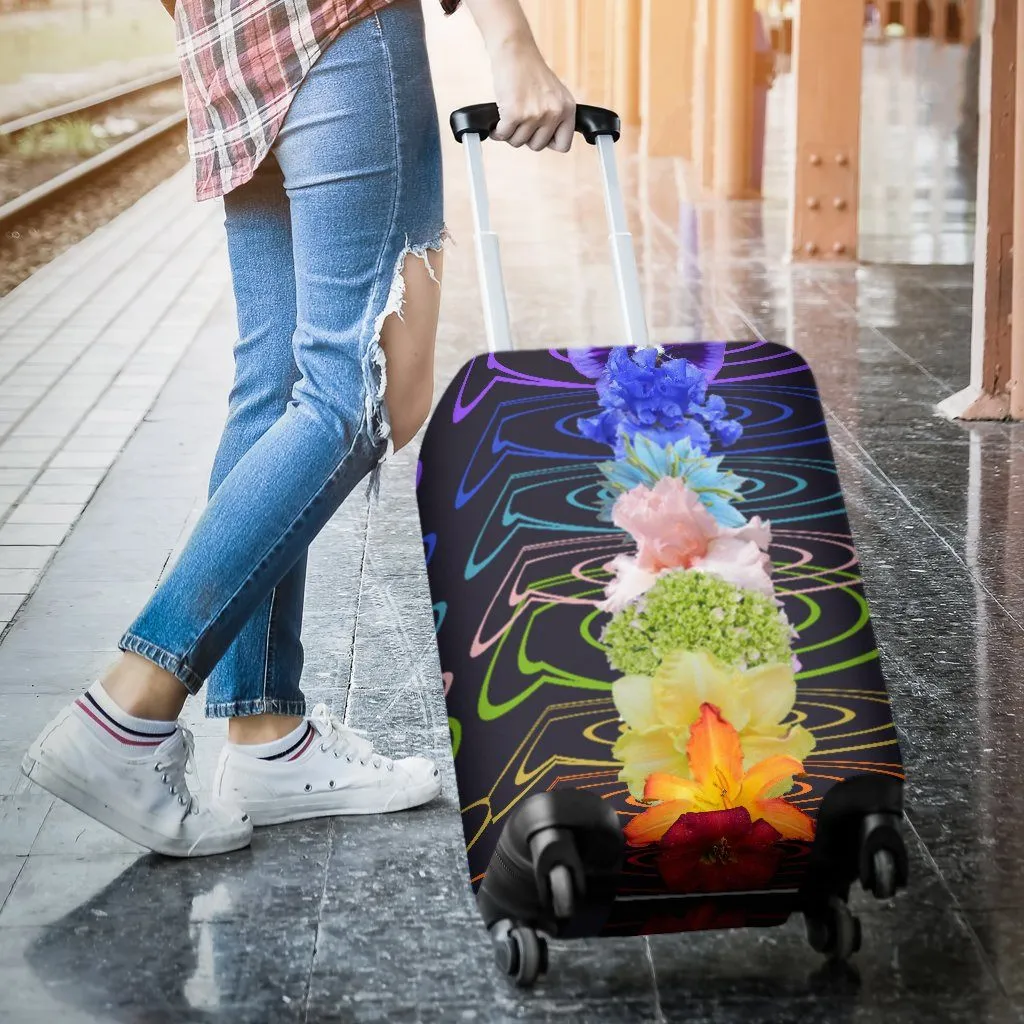 Chakra Lotus Suitcase Cover