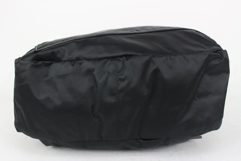 Chanel Black CC Logo Sports Lin Backpack Convertible Tote Bag 5cas928