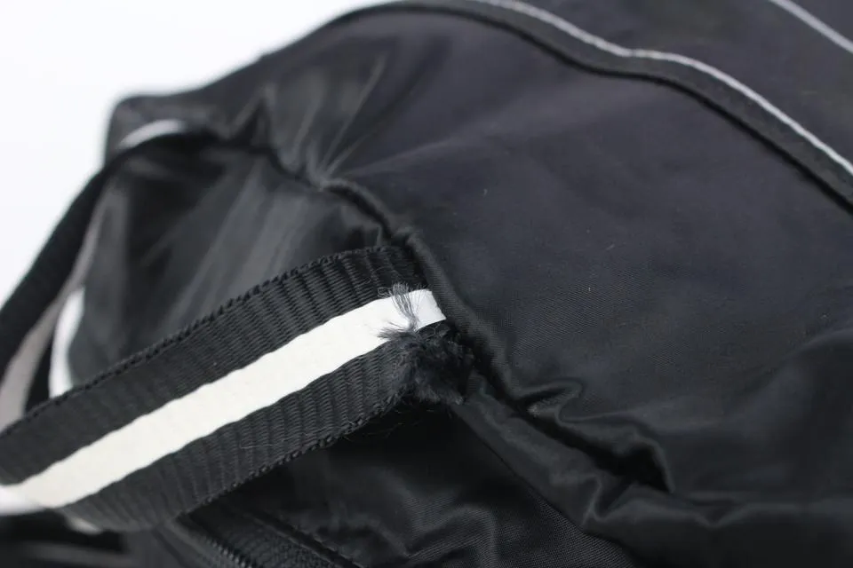 Chanel Black CC Logo Sports Lin Backpack Convertible Tote Bag 5cas928
