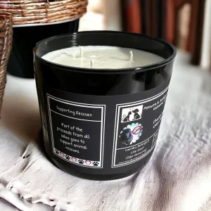 Charlie Bear's Odor Zapper Candle,  U.S. Handmade Scented Soy Candle, Odor Eliminator, Clean Burn, Fresh Linen Scent, Gift for Friend Mom Dad Co-Worker