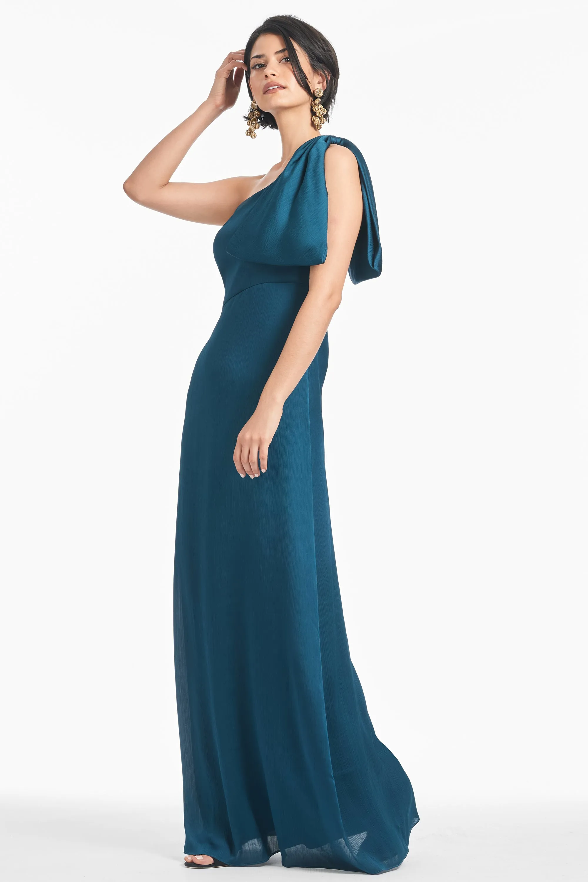 Chelsea Gown - Bottle Green - Final Sale
