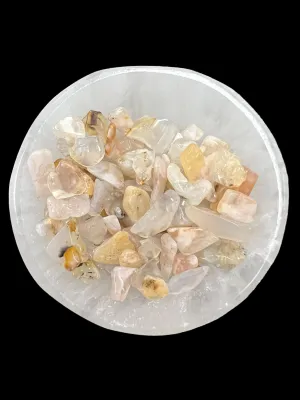 Cherry Flower Agate Gemstone Chips