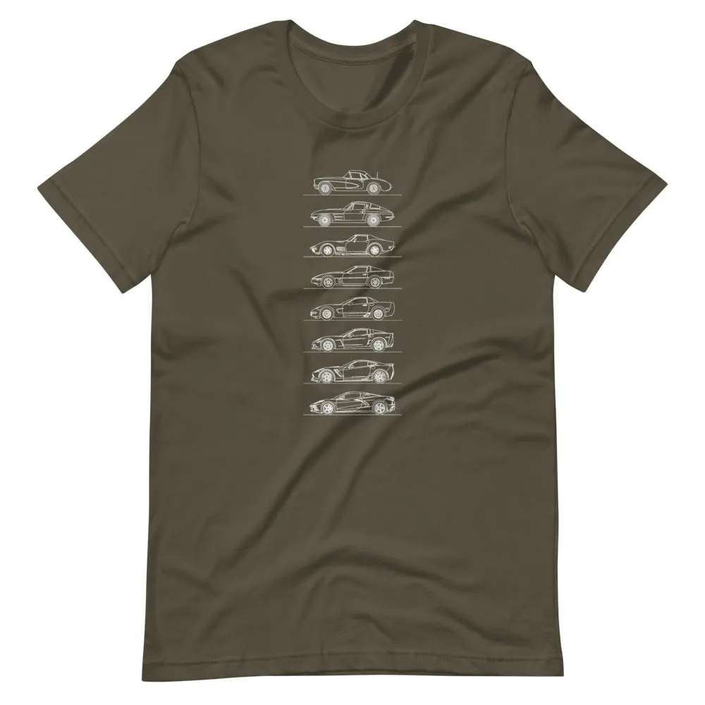 Chevrolet Corvette Outline T-shirt