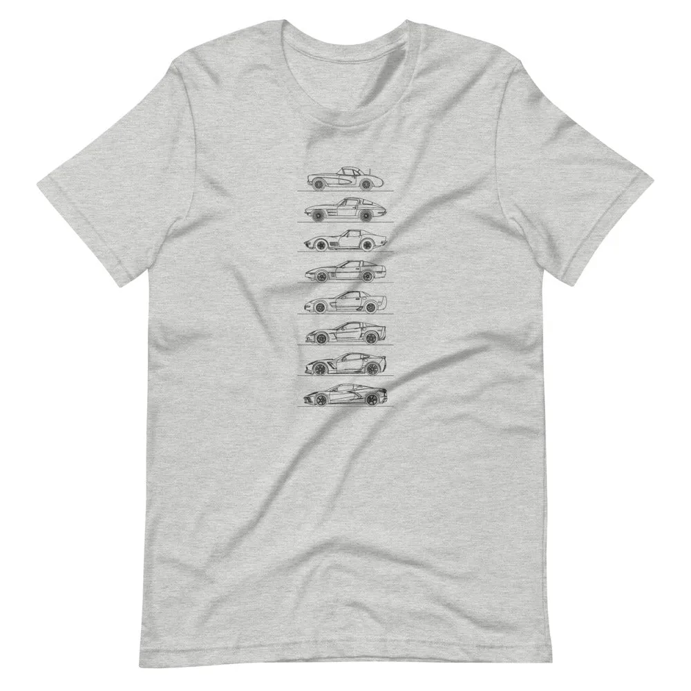 Chevrolet Corvette Outline T-shirt