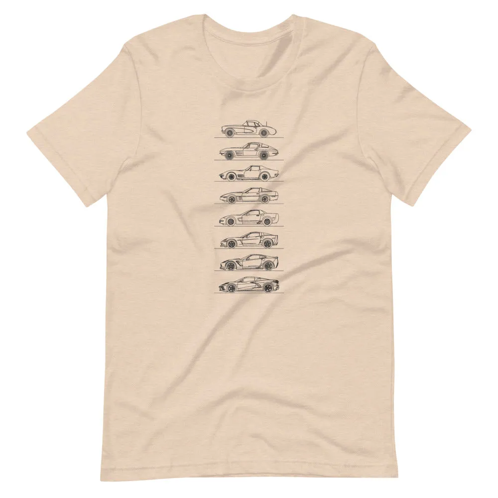 Chevrolet Corvette Outline T-shirt