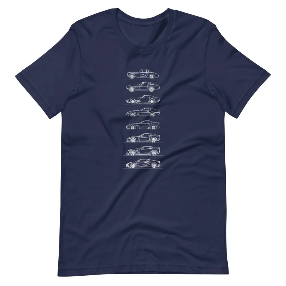 Chevrolet Corvette Outline T-shirt